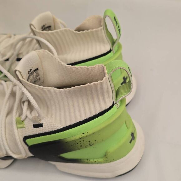 In The Lab X Equalizer Zero Shoe, Wht/Lime Grn/Blk, EUC, Worn Once, Sz. 12 - Picture 6 of 12